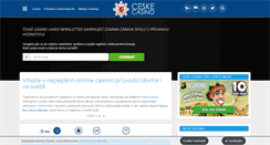 Desktop Screenshot of ceskecasino.com